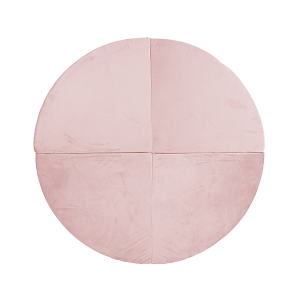 ronde speelmat roze